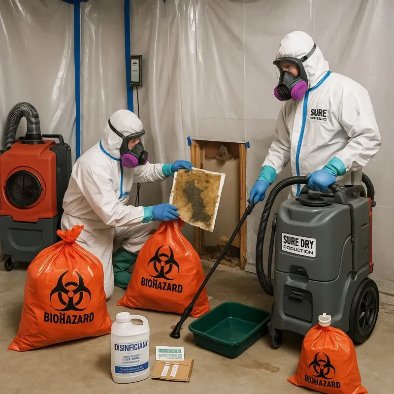 Contaminated Water Handling Protocols process in Plum Grove, TX