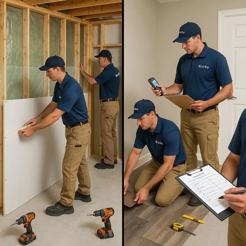 Repairs and Reconstruction process in Plum Grove, TX